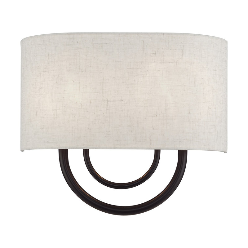 Livex Lighting 60272-92 Two Light Wall Sconce, English Bronze