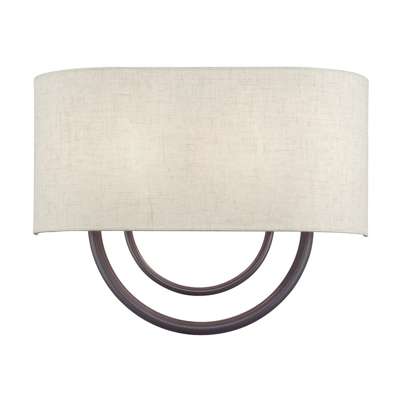 Livex Lighting 60273-92 Two Light Wall Sconce, English Bronze