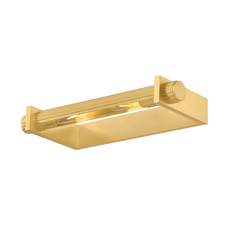 Hudson Valley 1319-AGB Two Light Picture Light, Aged Brass