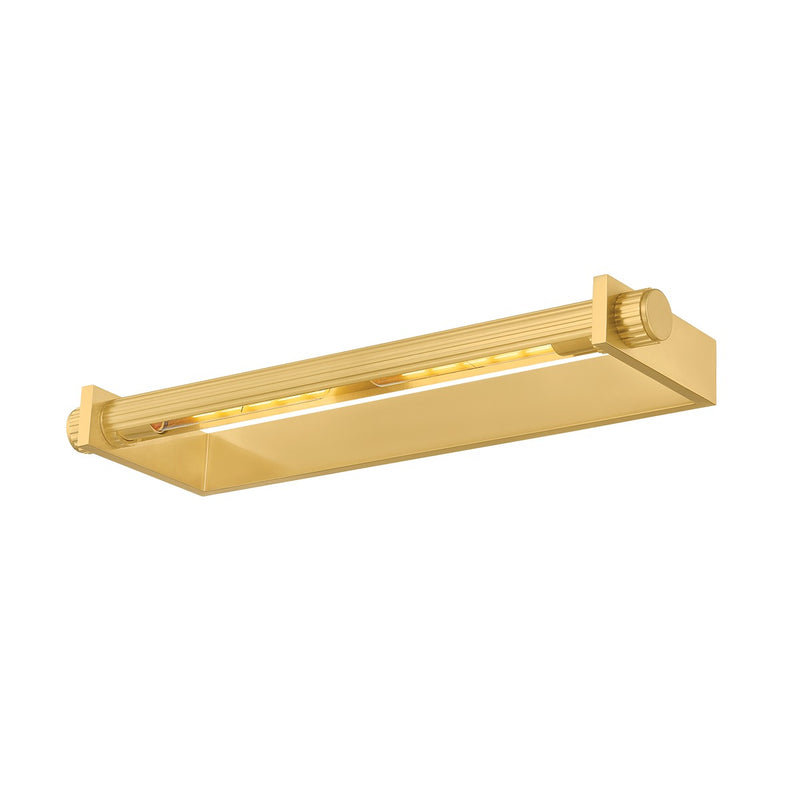 Hudson Valley 1327-AGB Two Light Picture Light, Aged Brass