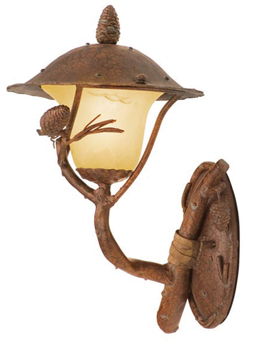 Kalco 9161PD One Light Outdoor Wall Bracket, Ponderosa