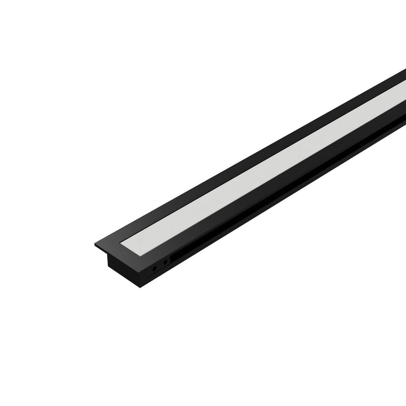 W.A.C. Lighting LED-T-RCH5-BK Recessed Mounted Trim Channel, Black