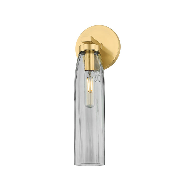 Hudson Valley 6831-AGB One Light Bath, Aged Brass
