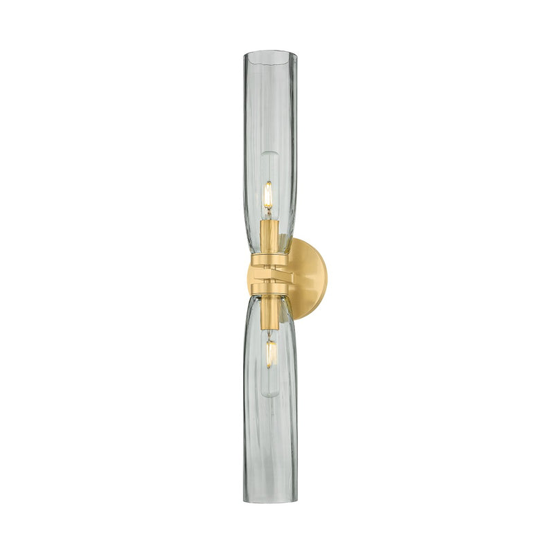 Hudson Valley 6832-AGB Two Light Bath, Aged Brass