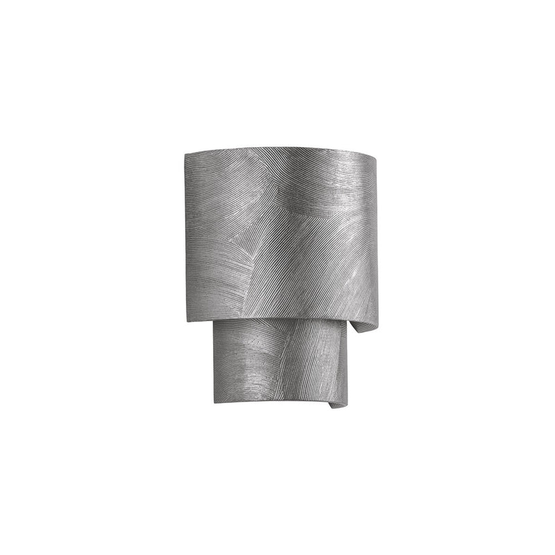 Hudson Valley 8509-BSL Two Light Wall Sconce, Black Silver Leaf