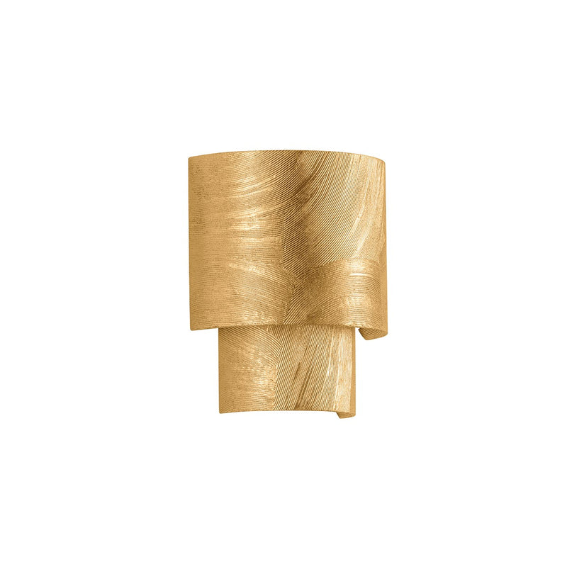 Hudson Valley 8509-VGL Two Light Wall Sconce, Vintage Gold Leaf