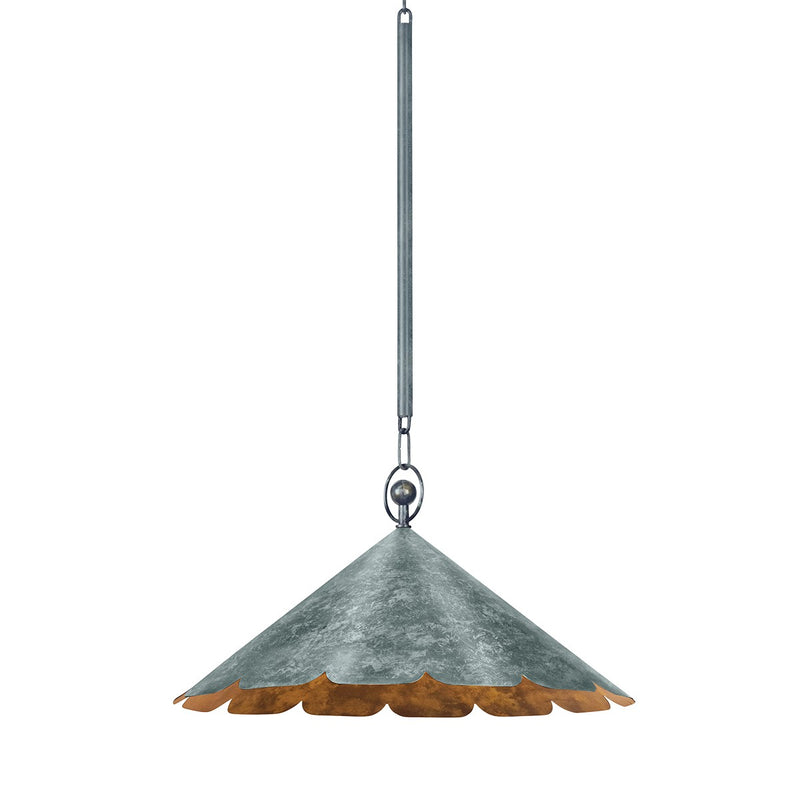 Hudson Valley CB7621-VER One Light Pendant, Verdigris