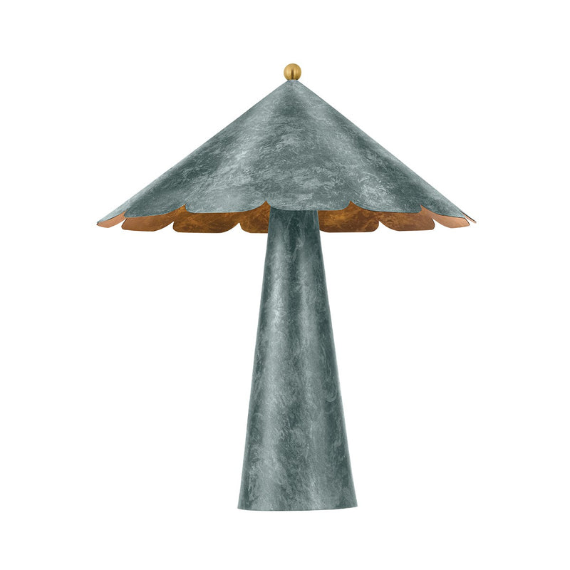 Hudson Valley CBL7624-VER One Light Table Lamp, Verdigris