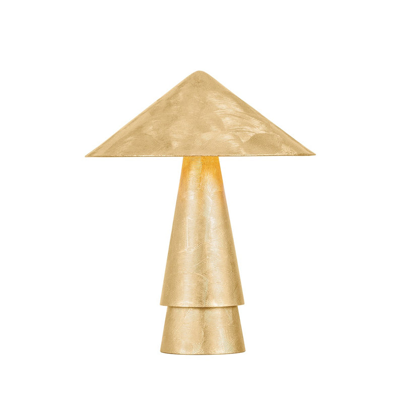 Hudson Valley L2522-VGL One Light Table Lamp, Vintage Gold Leaf