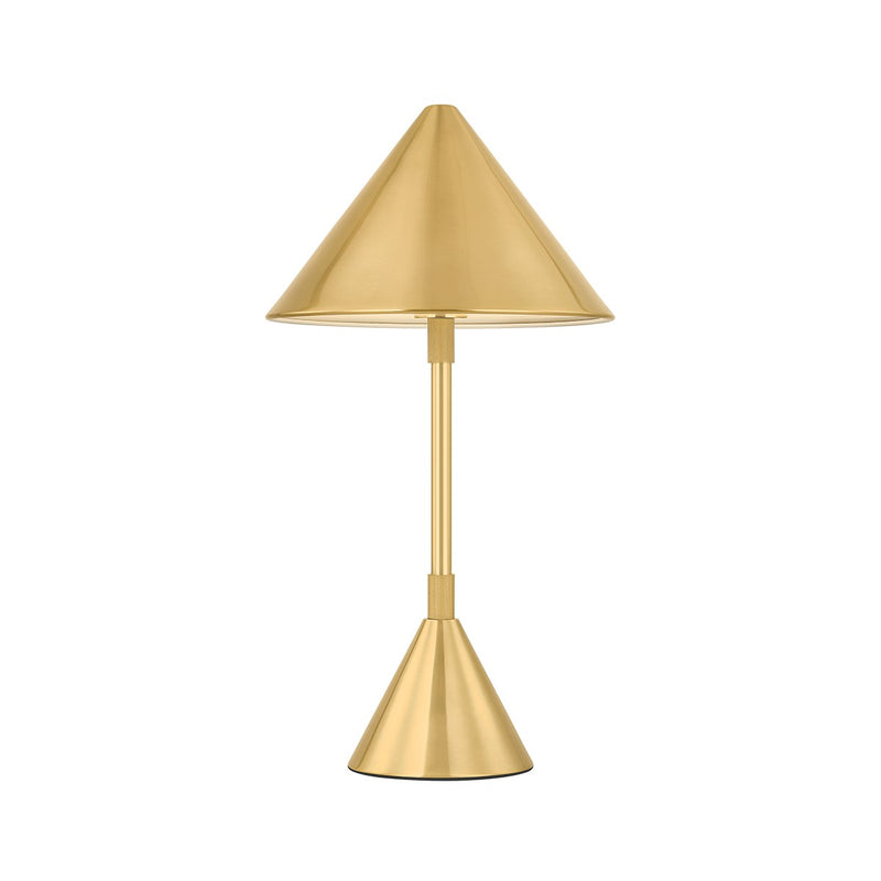 Hudson Valley L7115-AGB LED Table Lamp, Aged Brass