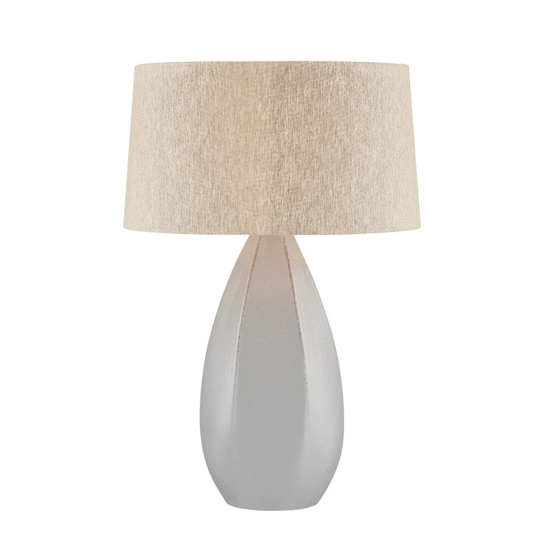 Hudson Valley L7730-AGB/CVW One Light Table Lamp, Aged Brass/Ceramic Dove White