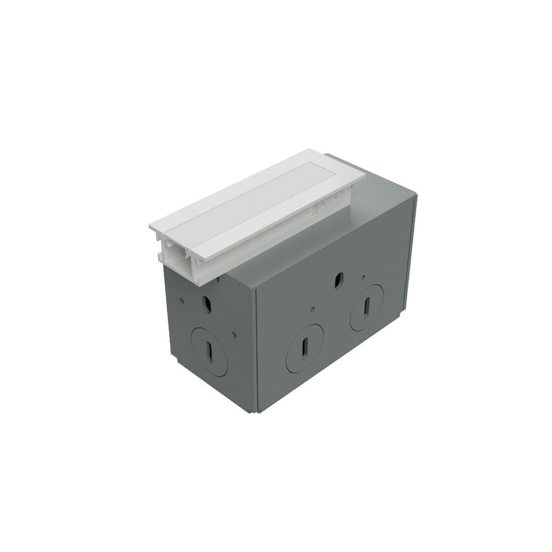 W.A.C. Lighting LED-T-RBOX5-WT Recessed Mounted Trim Channel Wiring Box, White