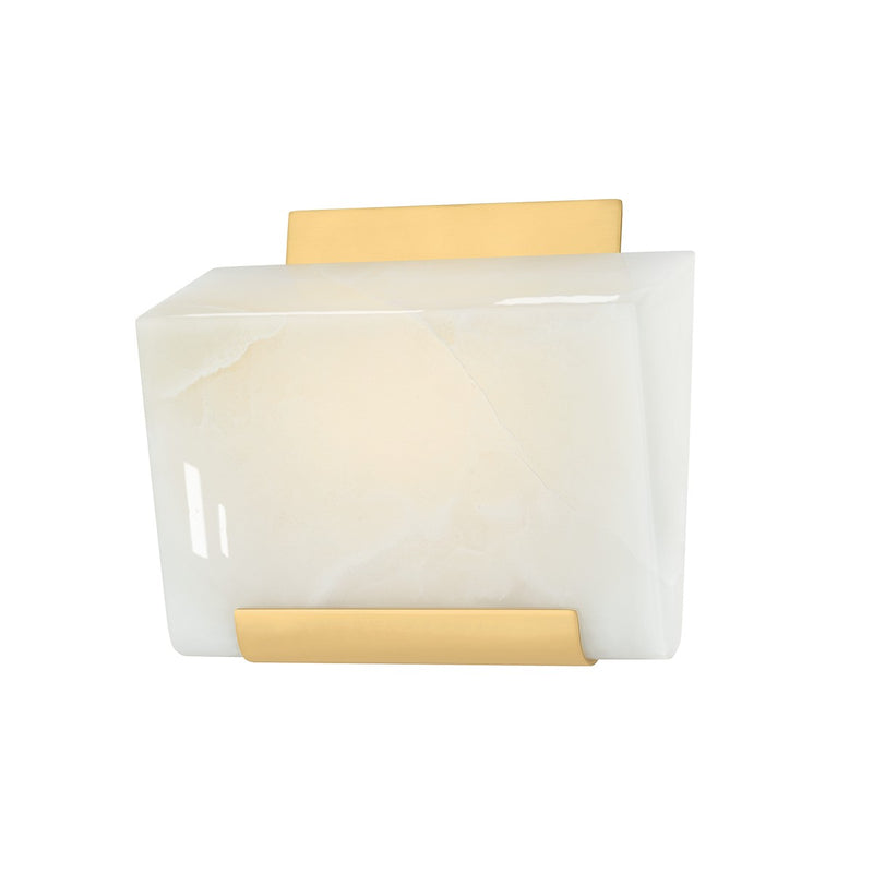Hudson Valley 3541-AGB LED Wall Sconce, Aged Brass