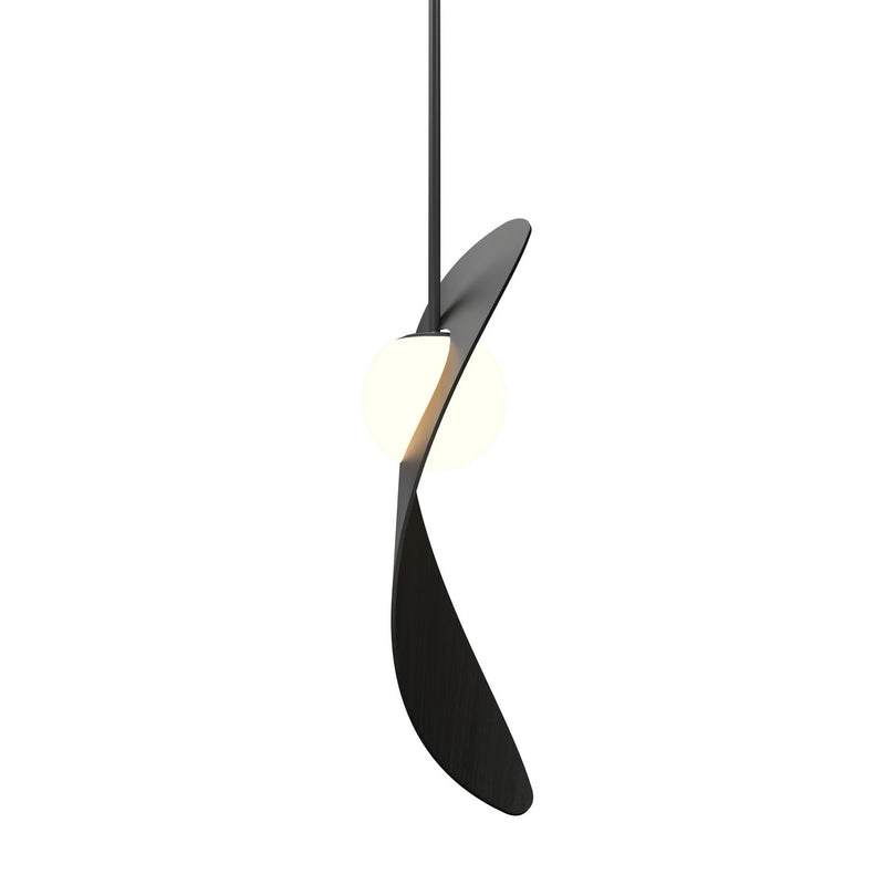 Accord Lighting 1511.44 One Light Pendant, Charcoal