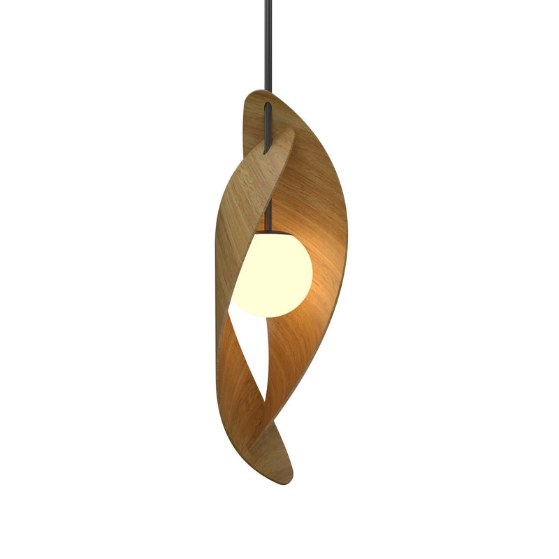 Accord Lighting 1512.09 One Light Pendant, Louro Freijo
