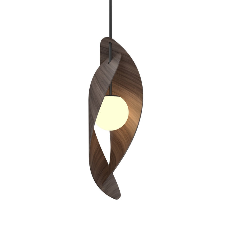 Accord Lighting 1512.18 One Light Pendant, American Walnut