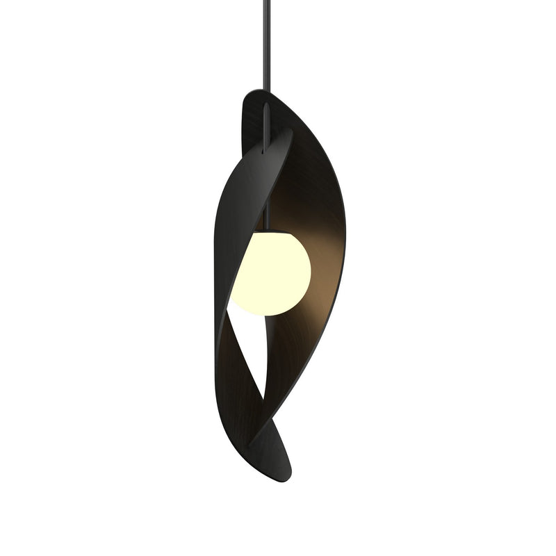 Accord Lighting 1512.44 One Light Pendant, Charcoal