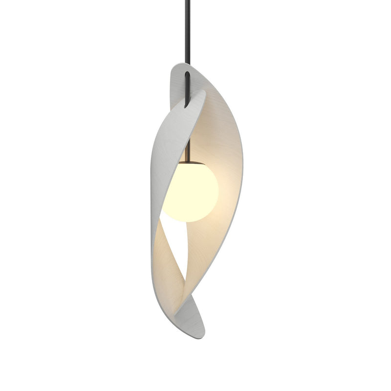 Accord Lighting 1512.47 One Light Pendant, Organic White