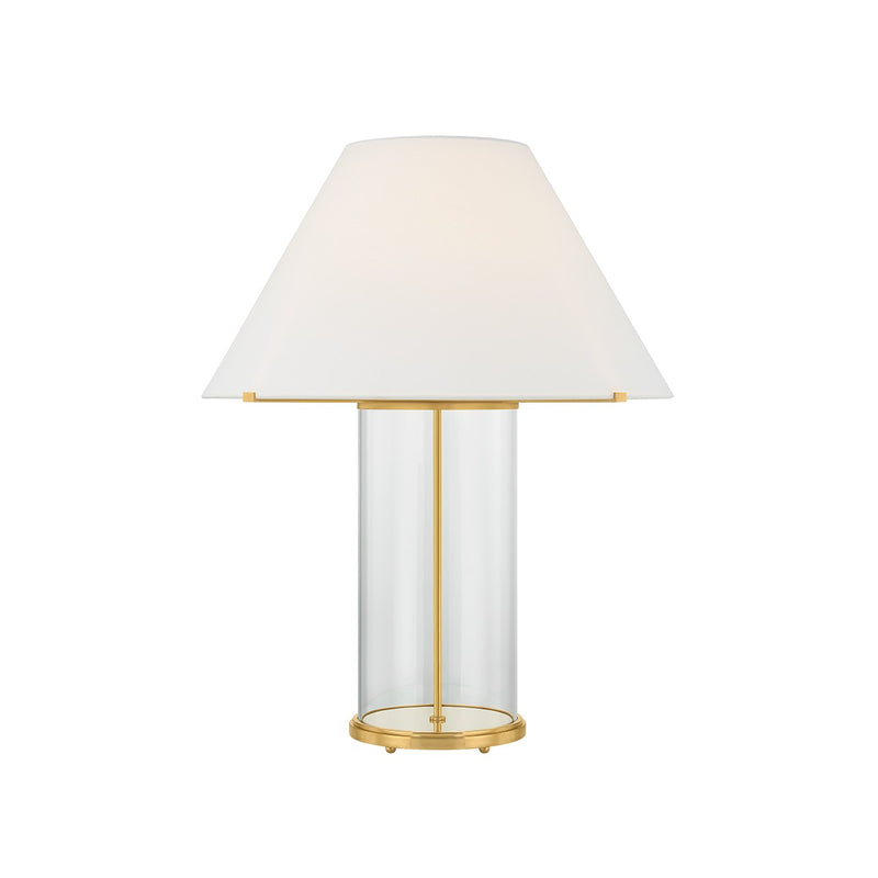 Hudson Valley MDSL2500-AGB One Light Table Lamp, Aged Brass