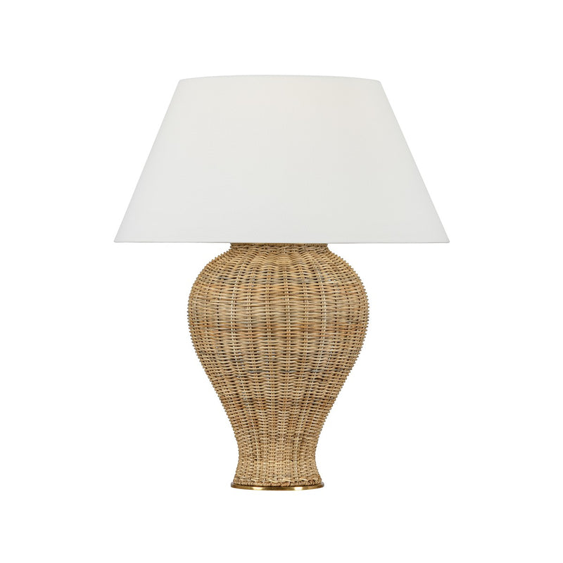 Hudson Valley MDSL2800-AGB One Light Table Lamp, Aged Brass