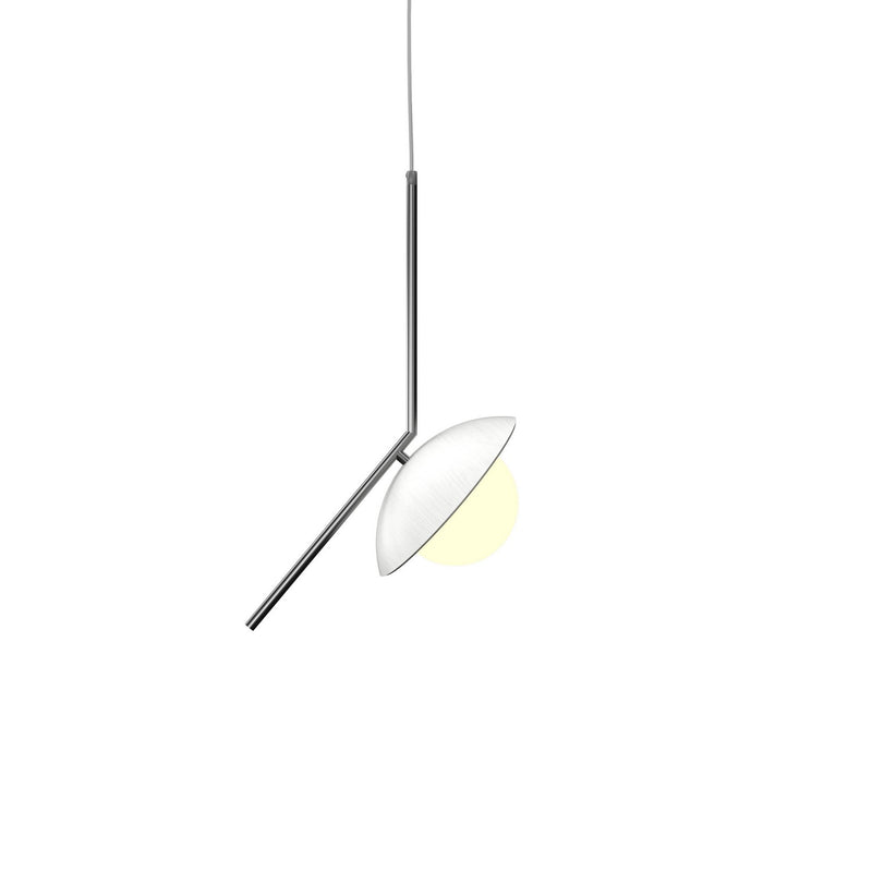 Accord Lighting 1513.47 One Light Pendant, Organic White