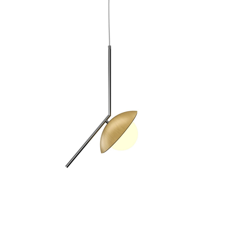 Accord Lighting 1513.49 One Light Pendant, Organic Gold