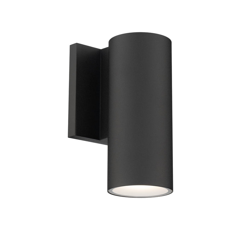 W.A.C. Lighting WS-W190208-CS-BK LED Wall Sconce, Black