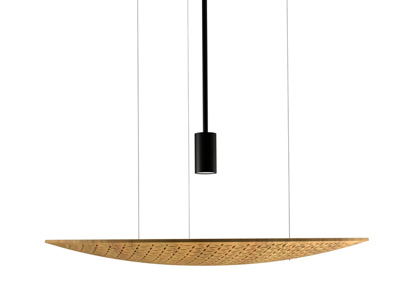 Accord Lighting 1514.09 One Light Pendant, Louro Freijo