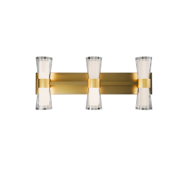 W.A.C. Lighting WS-91524-30-AB LED Wall Sconce, Aged Brass