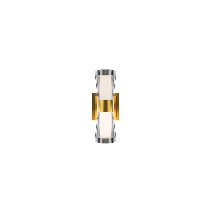 W.A.C. Lighting WS-91510-30-AB LED Wall Sconce, Aged Brass