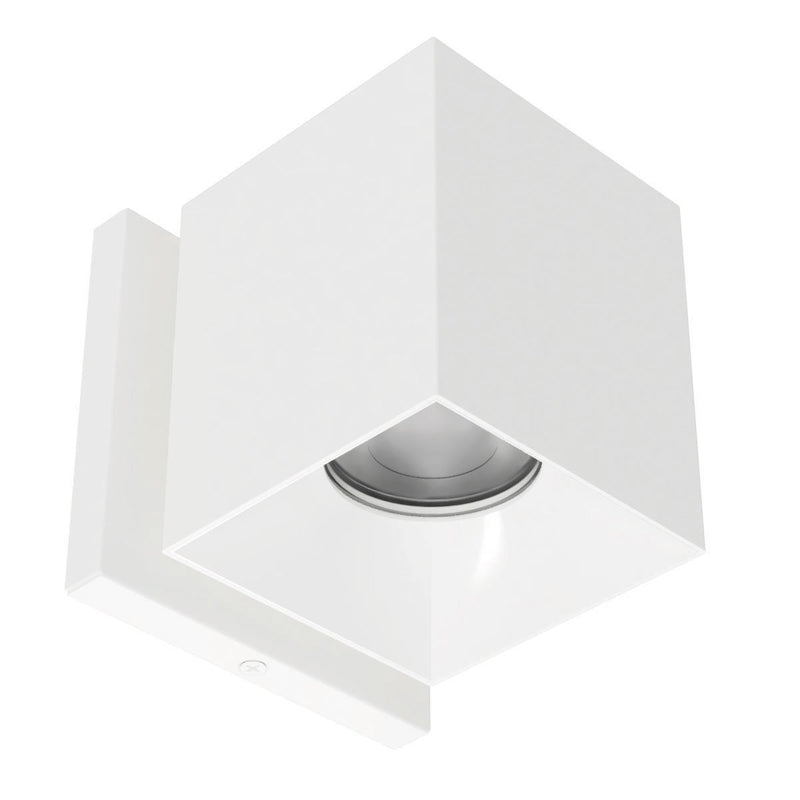 W.A.C. Lighting W4S-NCS-WTWT LED Wall Mount, White/White