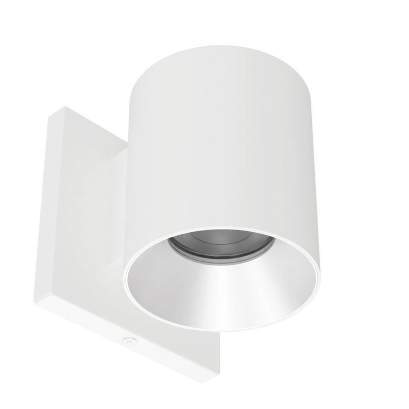 W.A.C. Lighting W4R-NCS-WTHZ LED Wall Mount, White/Haze