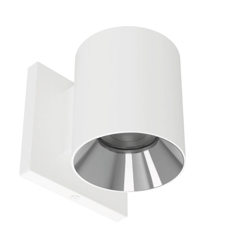 W.A.C. Lighting W4R-NCS-WTCH LED Wall Mount, White/Chrome