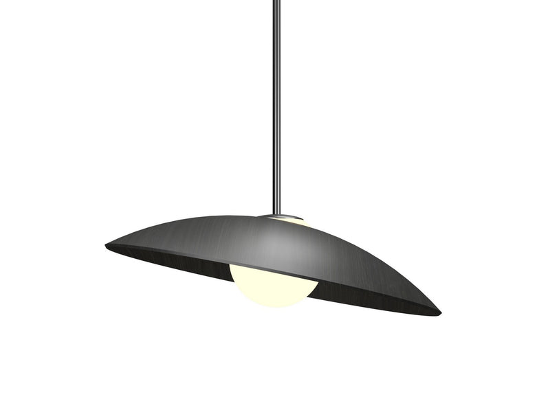 Accord Lighting 1515.44 One Light Pendant, Charcoal