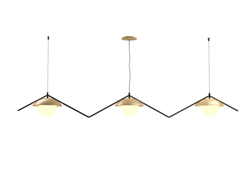 Accord Lighting 1516.45 Three Light Pendant, Sand