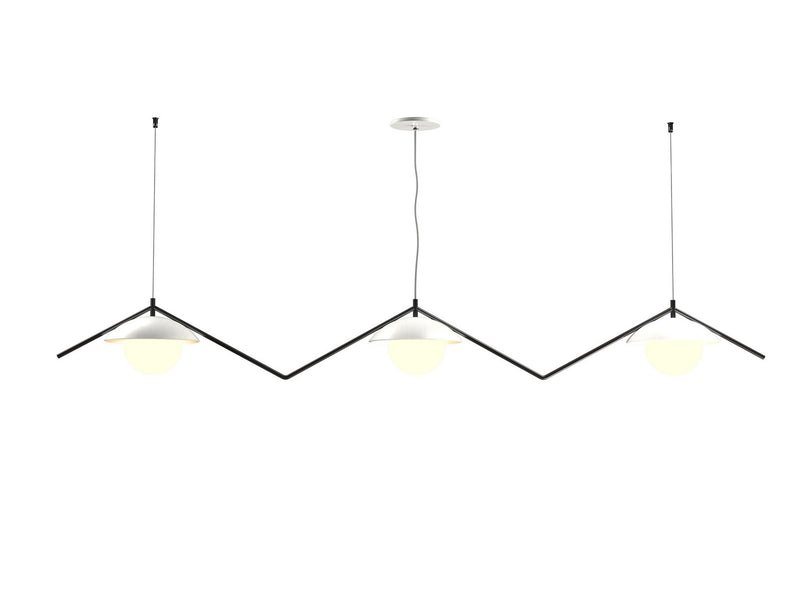 Accord Lighting 1516.47 Three Light Pendant, Organic White