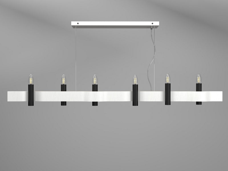 Accord Lighting 1518.47 Six Light Pendant, Organic White