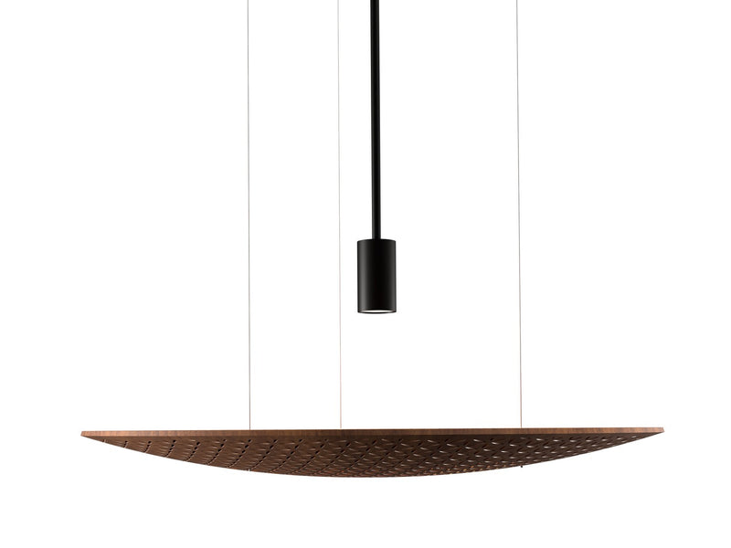 Accord Lighting 1519.06 One Light Pendant, Imbuia