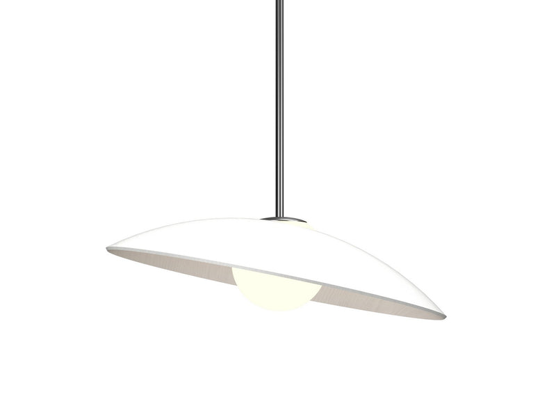 Accord Lighting 1522.47 One Light Pendant, Organic White