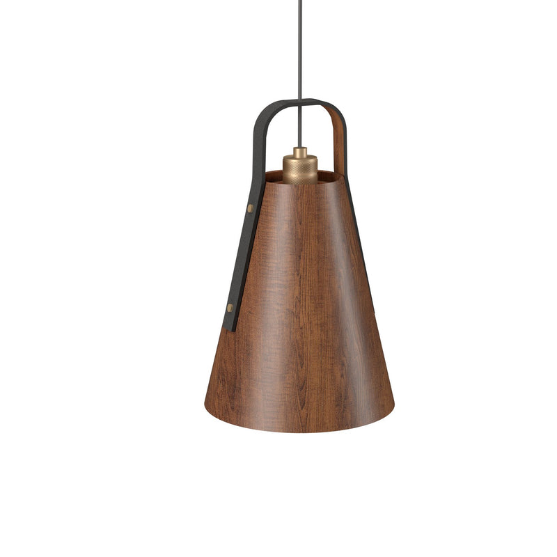Accord Lighting 1527.06 One Light Pendant, Imbuia
