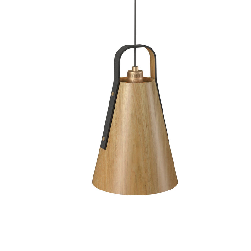Accord Lighting 1527.09 One Light Pendant, Louro Freijo