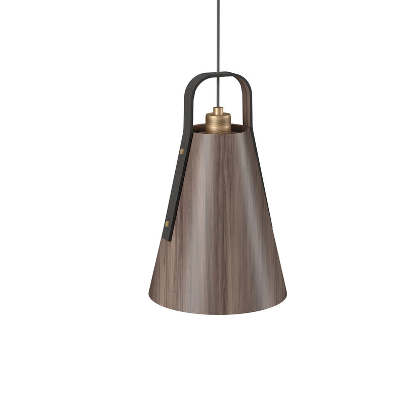 Accord Lighting 1527.18 One Light Pendant, American Walnut