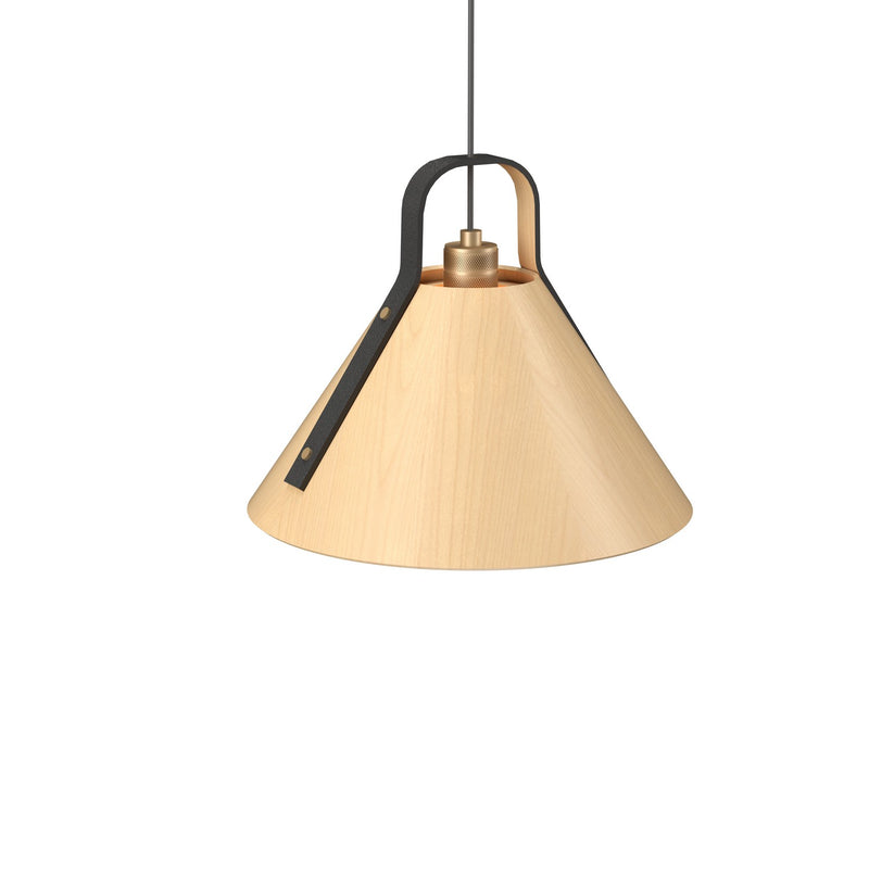 Accord Lighting 1528.34 One Light Pendant, Maple