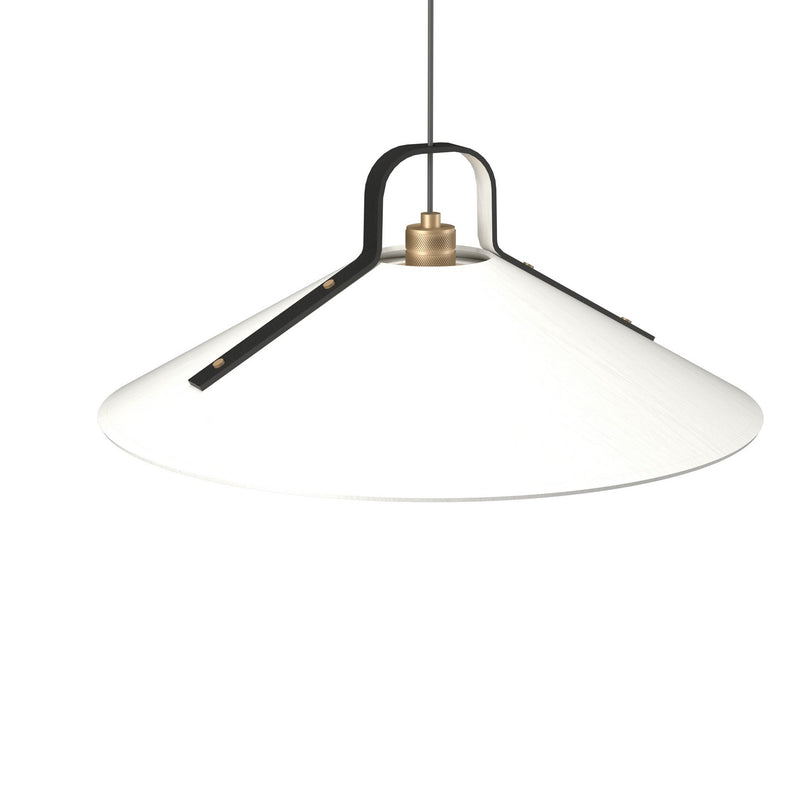Accord Lighting 1529.47 One Light Pendant, Organic White