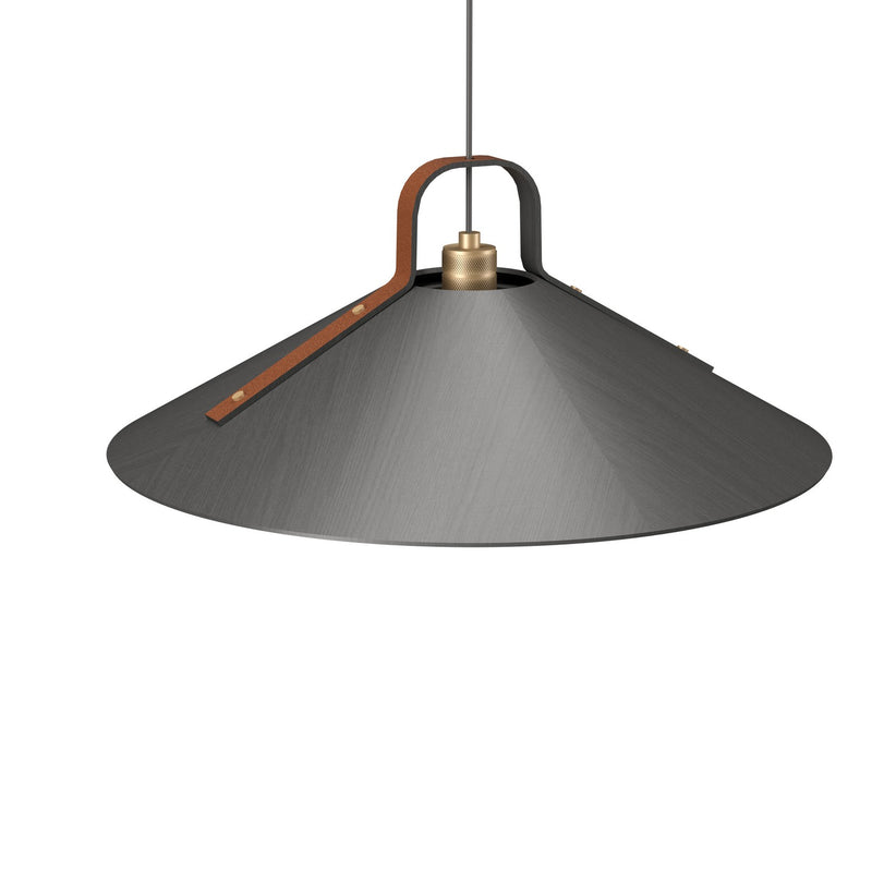 Accord Lighting 1529.50 One Light Pendant, Organic Grey