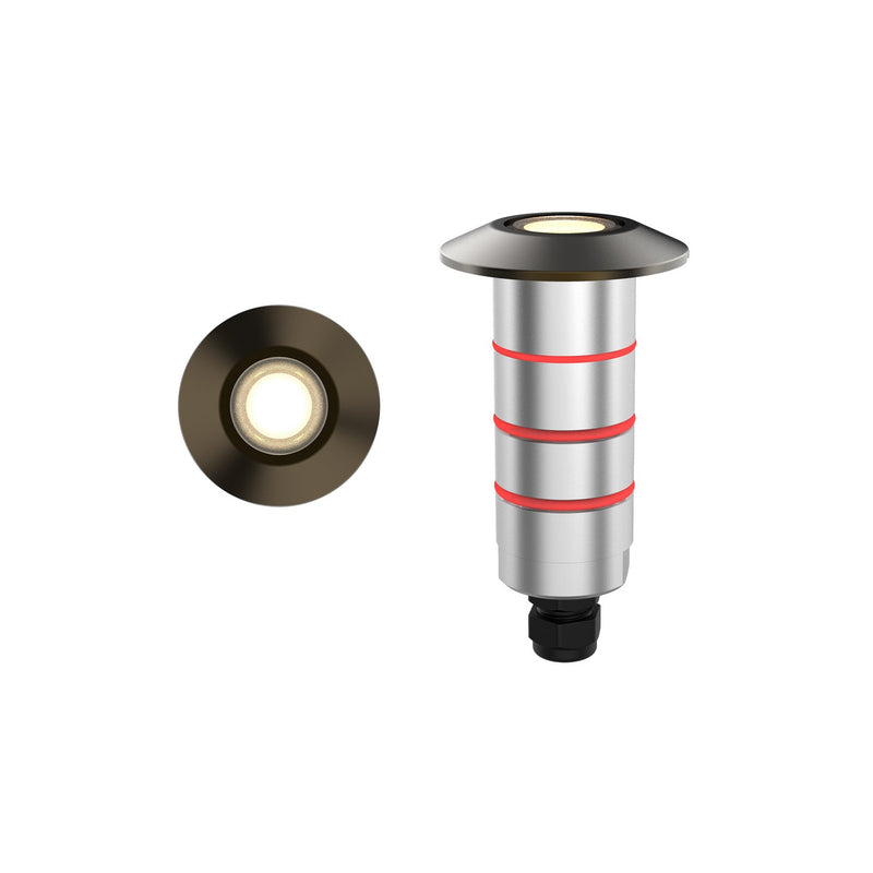 W.A.C. Lighting RM-1021-30-BS LED Inground Indicator Light, Bronze Stainless Steel