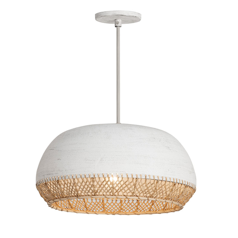 Maxim 14914NAIV One Light Pendant, Ivory