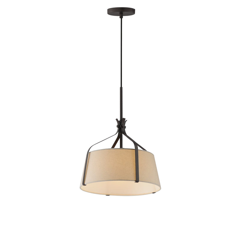 Maxim 16181OMDBZ One Light Pendant, Dark Bronze