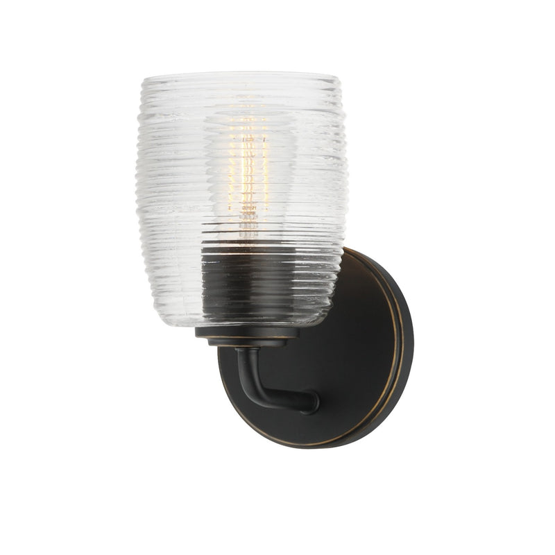 Maxim 21411CRKB One Light Wall Sconce, Kentucky Bronze