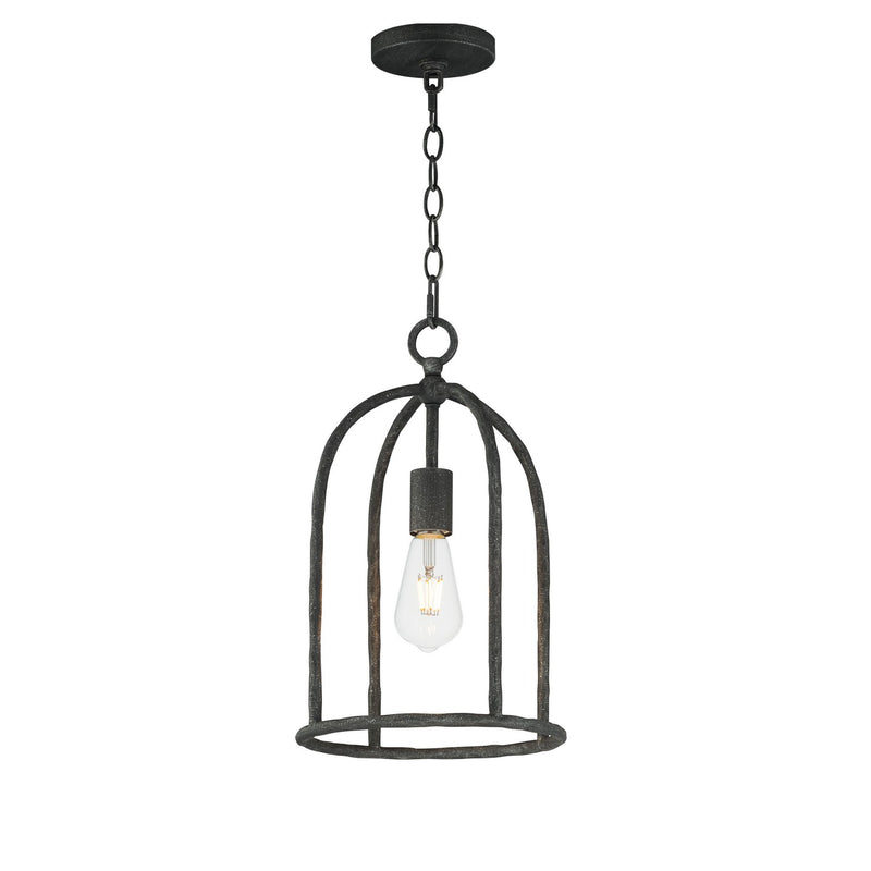 Maxim 21842BS One Light Pendant, Blacksmith